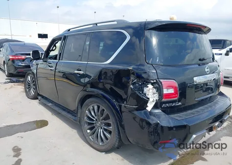 2020 Nissan Armada Platinum 2Wd from USA, damaged, VIN JN8AY2NF9L9360524